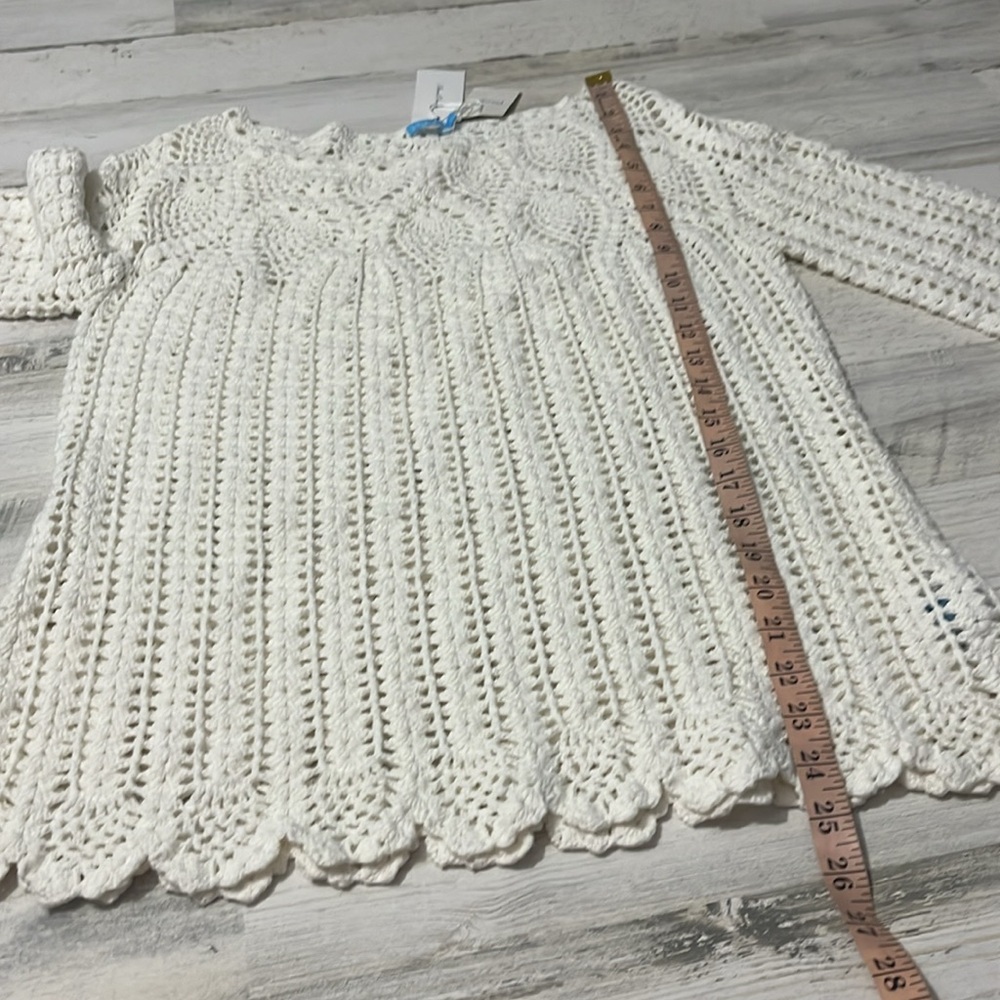 J.McLaughlin Shellona Crocheted Sweater Size Large NWT - Picture 10 of 11